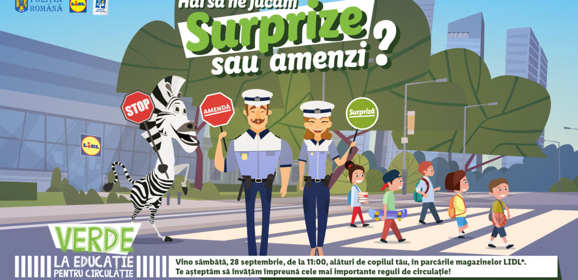 Lidl și Poliția Română dau „Verde la educație pentru circulație”