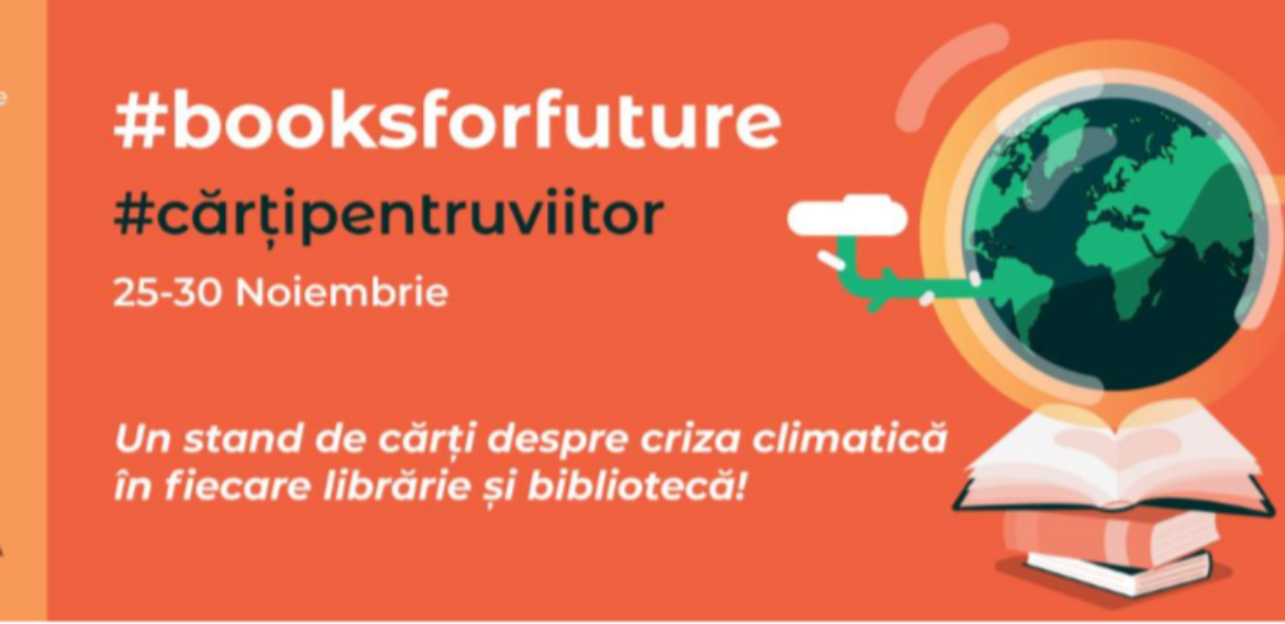 #Cărțipentruviitor | Apel pentru cărți despre criză climatică în librării și biblioteci