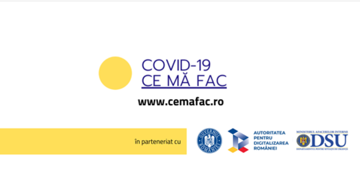 Guvernul României a lansat platforma cemafac.ro, un ghid cu recomandări pentru populație în funcție de scenariile posibile