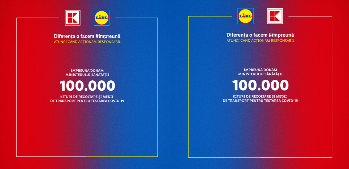 Kaufland și Lidl donează 100.000 de recoltoare pentru identificarea coronavirusului