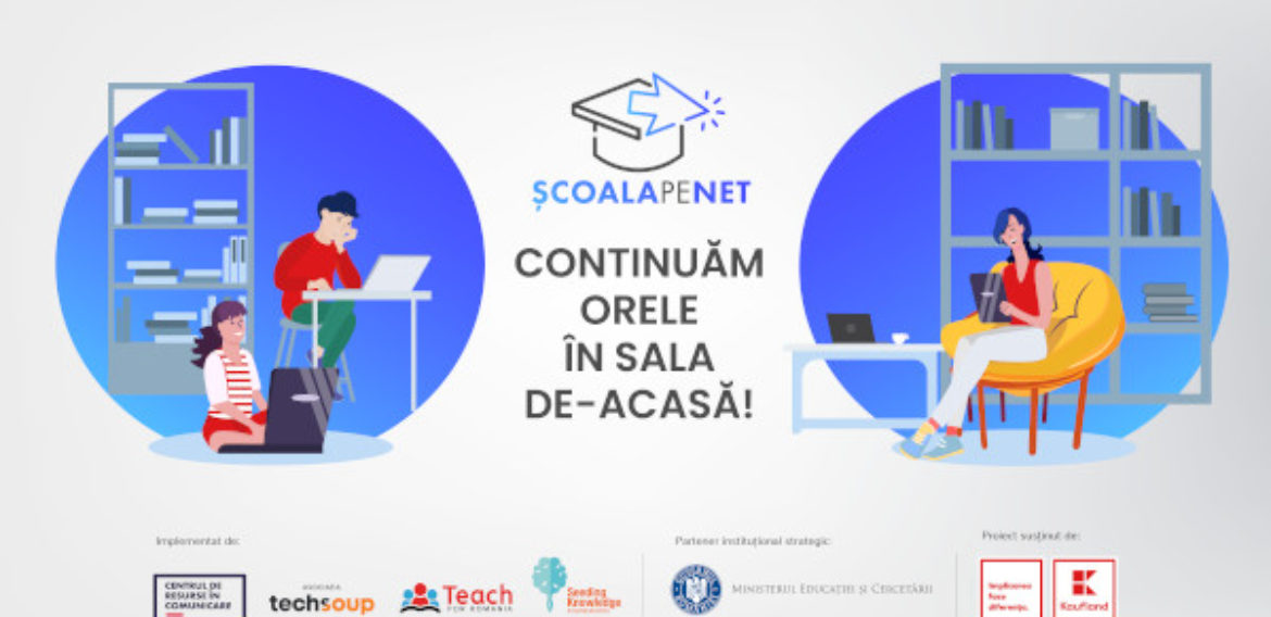 Patru ONG-uri au dezvoltat o platformă de suport tehnic și educațional pentru profesorii din România