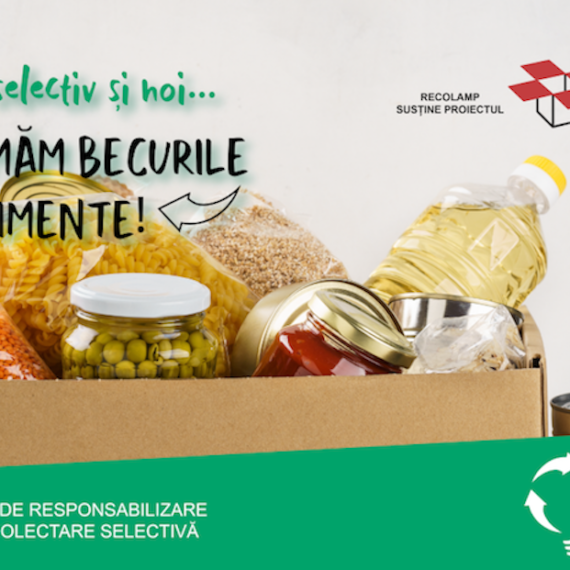 Inițiativă Recolamp: Becurile arse se transformă în alimente pentru persoanele defavorizate