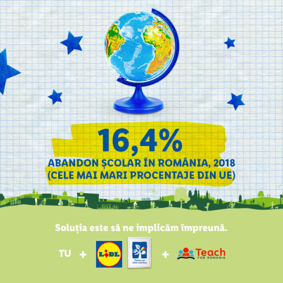 Lidl continuă investițiile în educație și în formarea cadrelor didactice prin susținerea programului Teach for Romania, pentru al patrulea an consecutiv