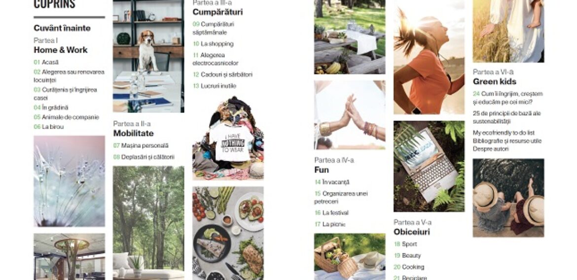,,Sustenabil zi de zi”, un ghid cu sfaturi practice pentru un stil de viață ecofriendly
