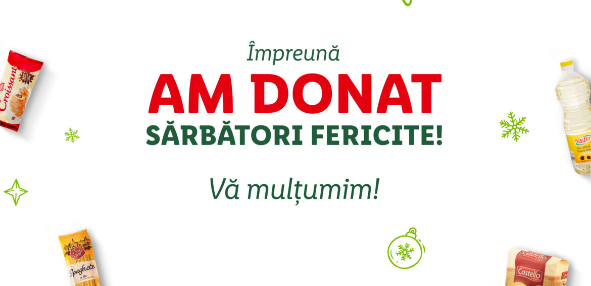 Solidaritate în pandemie: Clienții Lidl au donat produse pentru peste 5000 de persoane din comunități vulnerabile, în cadrul campaniei organizate în preajma sărbătorilor împreună cu rețeaua națională a Băncilor pentru Alimente