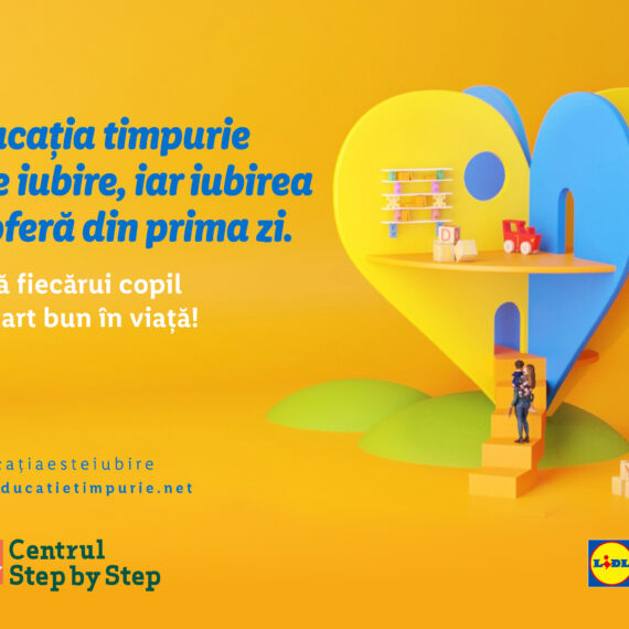 Lidl susține importanța Educației Timpurii pentru dezvoltarea sănătoasă a copiilor, printr-un parteneriat strategic cu Centrul Step by Step