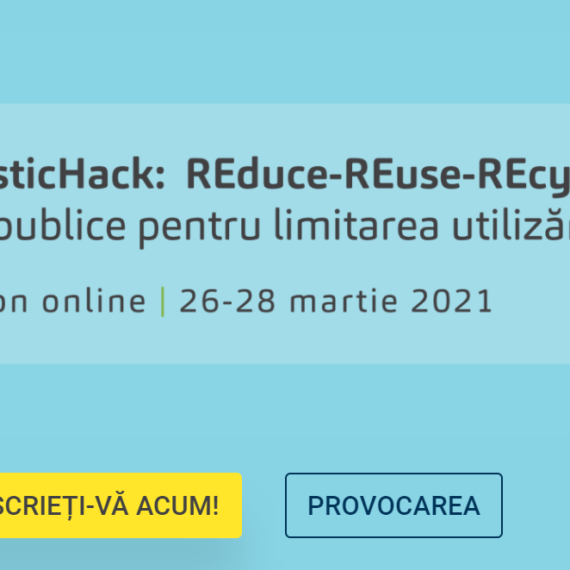 Hackathon online „#REplasticHack: REduce-REuse-Recycle”, organizat de Ambasada Franței și Institutul Francez