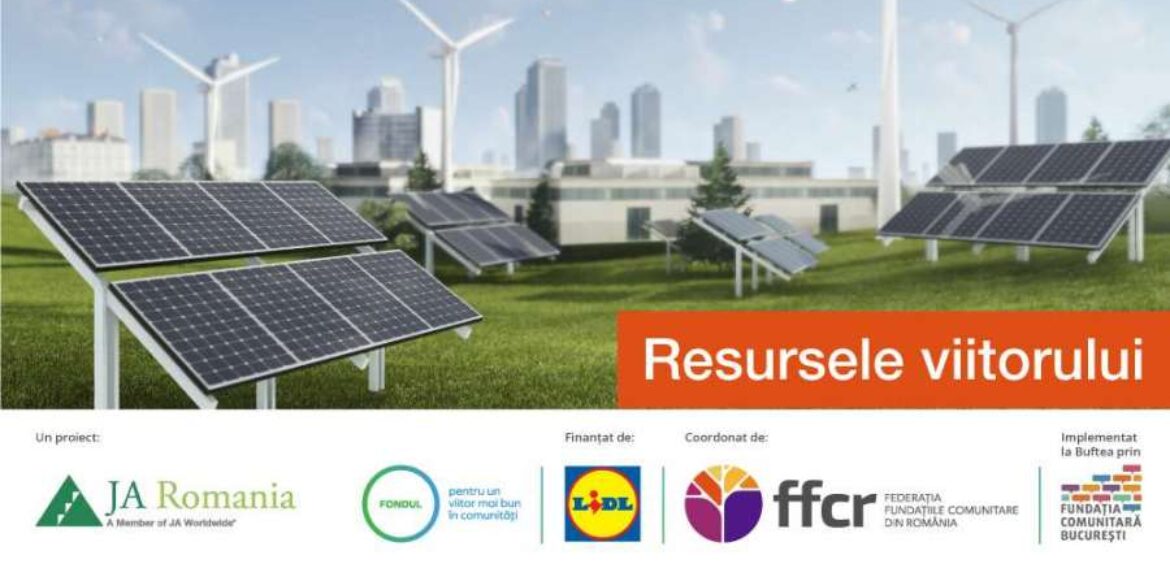 RESURSELE VIITORULUI – proiectul educaţional dedicat comunităţii, economiei circulare şi protecţiei mediului, se apropie de final