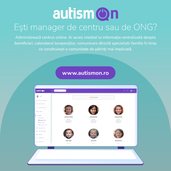 Asociația Help Autism lansează, prin platforma AutismON, primul centru online din țară care acoperă toate nevoile copilului cu autism