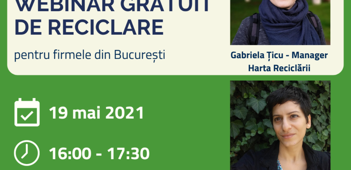 ViitorPlus: webinar gratuit de reciclare pentru firmele din București