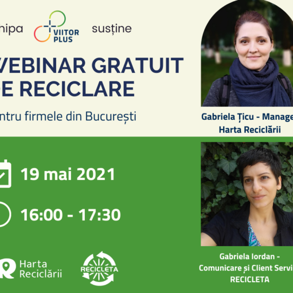 ViitorPlus: webinar gratuit de reciclare pentru firmele din București