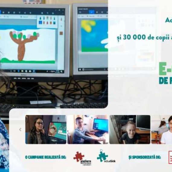 Kaufland România și Asociația Ateliere Fără Frontiere dau startul campaniei “E-COLECȚIA de fapte bune’’ care transformă calculatoarele vechi în unele noi, pentru elevii din medii vulnerabile