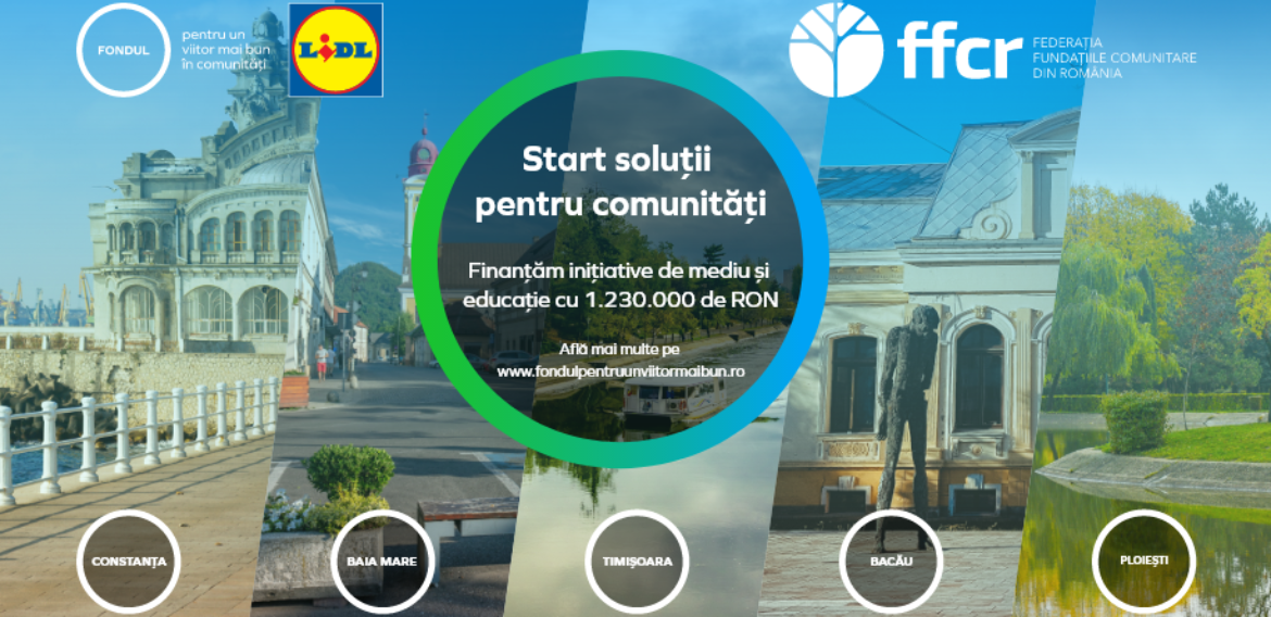 Federația Fundațiile Comunitare din România și Lidl România lansează a doua ediție a programului național „Fondul pentru un viitor mai bun în comunități”