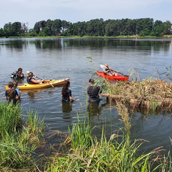Insule plutitoare pentru protejarea biodiversităţii, amplasate de Departamentul pentru Dezvoltare Durabilă, în parteneriat cu Asociaţia Centrul de Scufundări Subacvatice