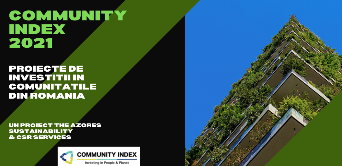 The Azores a lansat a treia ediție a Community Index, centralizatorul celor mai bune proiecte de investiții în comunități din România