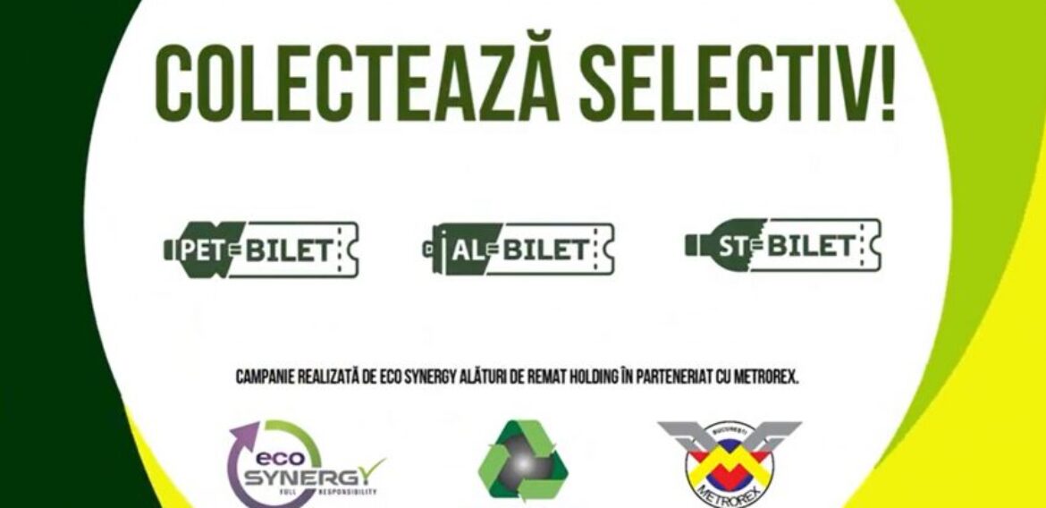 Metrorex dă cartele de metrou călătorilor care oferă la schimb PET-uri, sticle sau doze de aluminiu