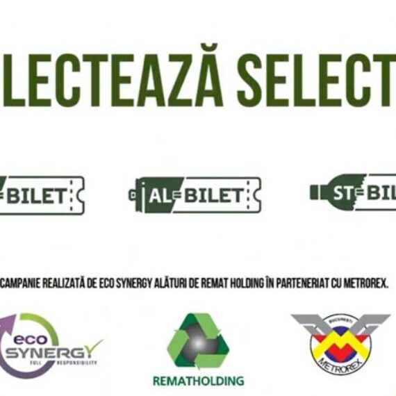 Metrorex dă cartele de metrou călătorilor care oferă la schimb PET-uri, sticle sau doze de aluminiu