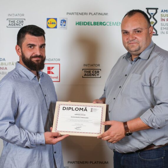 Adrian Cocan, desemnat noul Ambasador al Sustenabilității