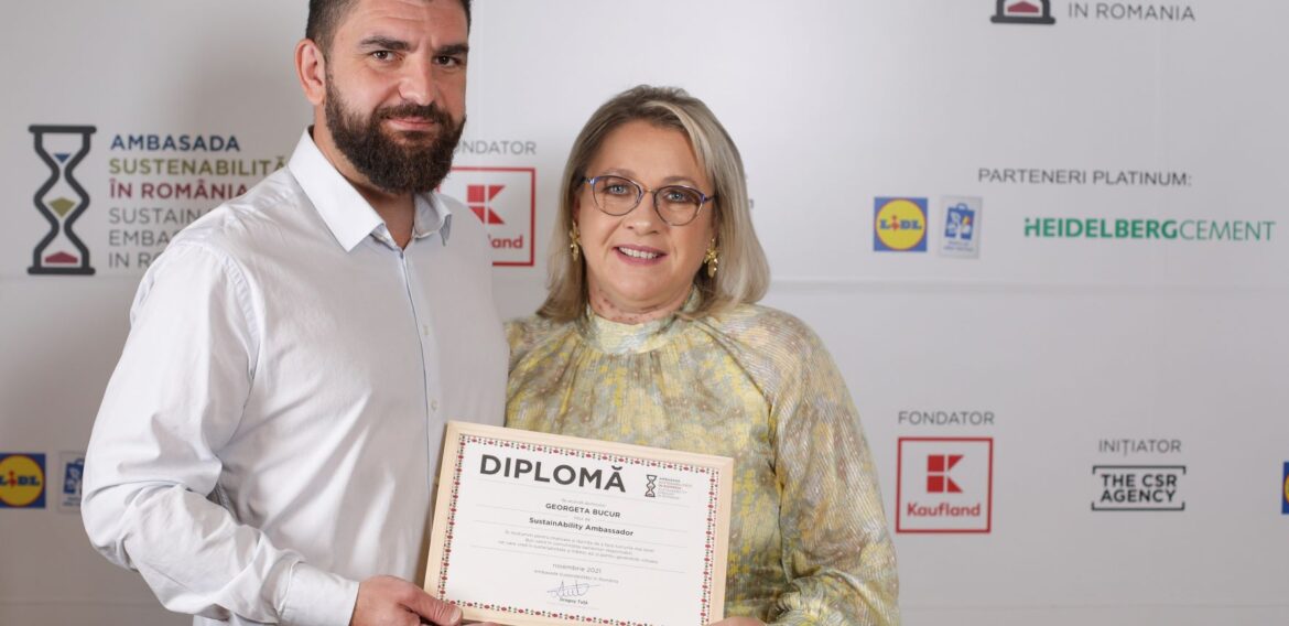 Georgeta Bucur a fost desemnată Ambasadorul Sustenabilității
