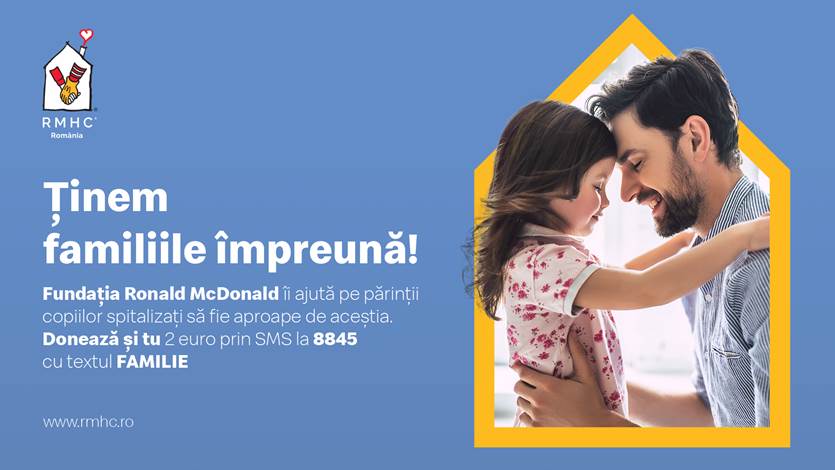 Fundația pentru Copii Ronald McDonald susține Spitalele Clinice de Urgență pentru Copii „Grigore Alexandrescu” din București, „Louis Țurcanu” din Timișoara și „Sf. Maria” din Iași cu dotări în valoare de 380.000 de lei