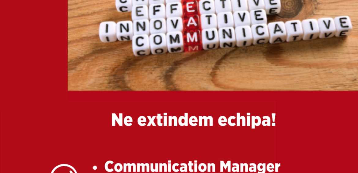 Ambasada Sustenabilității angajează Communications Manager
