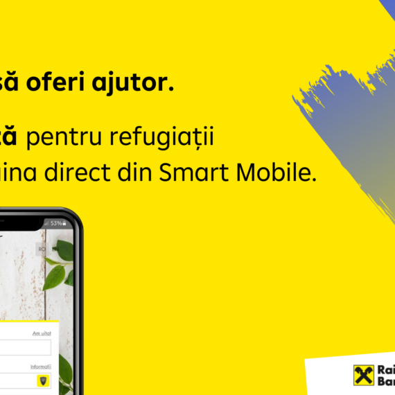 Donații pentru Ucraina direct în aplicația Smart Mobile de la Raiffeisen Bank