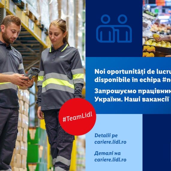Lidl România oferă locuri de muncă pentru refugiații ucraineni