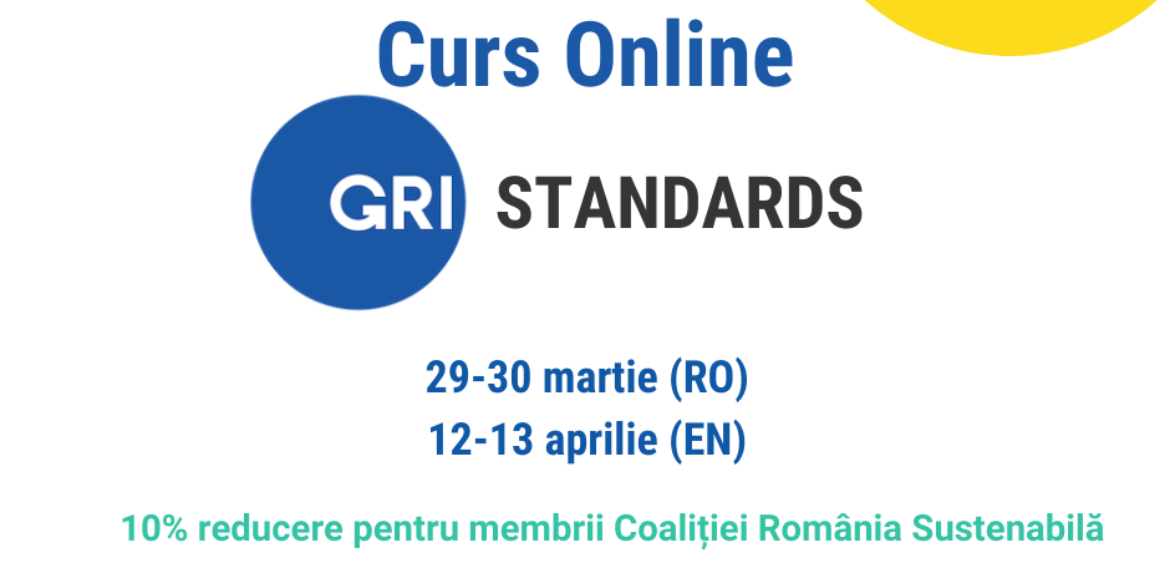 The CSR Agency organizează cursuri certificate GRI Standards