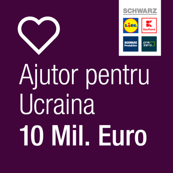 Ajutor rapid pentru Ucraina: Grupul Schwarz (Kaufland și Lidl) donează bunuri în valoare de 10 milioane de euro