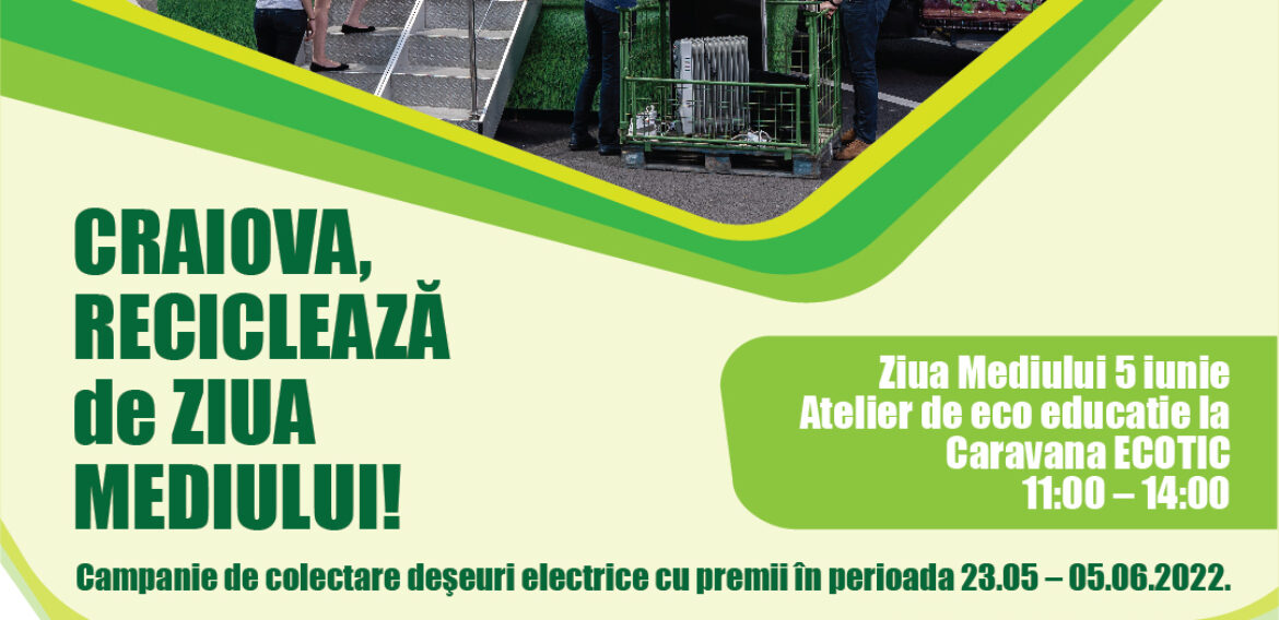 Craiova reciclează de Ziua Mediului!