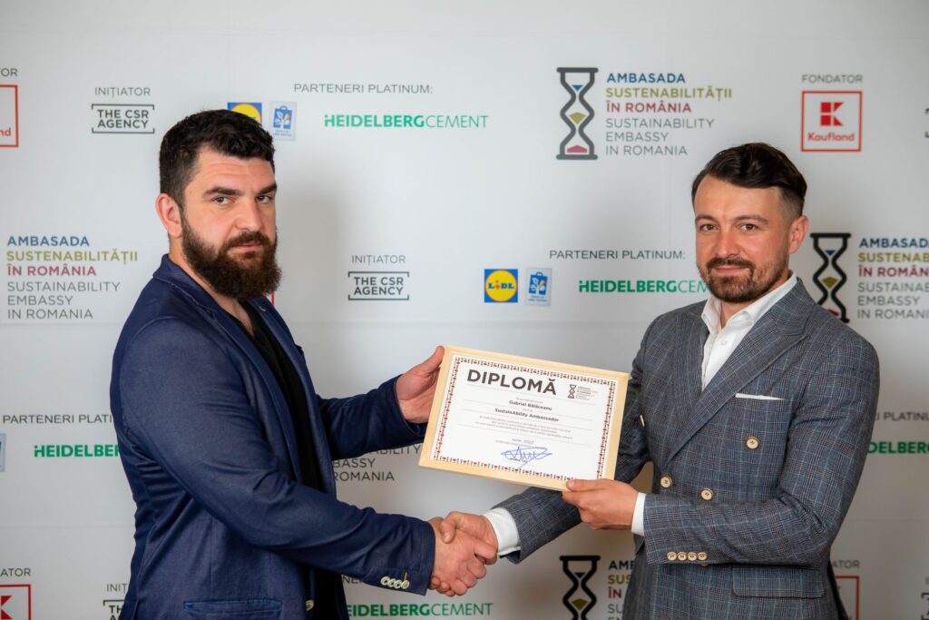 Gabriel Bălăceanu, noul Ambasadorul al Sustenabilității