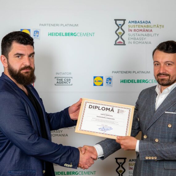 Gabriel Bălăceanu, noul Ambasadorul al Sustenabilității