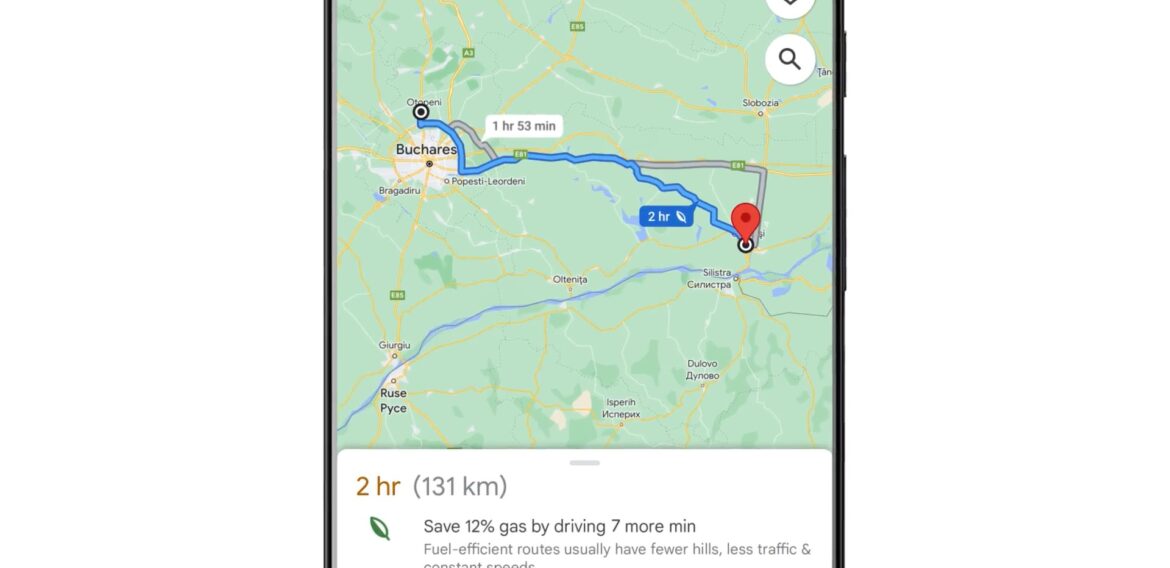 Google Maps a introdus opțiunea „rută ecologică” în aproape 40 de țări, inclusiv România