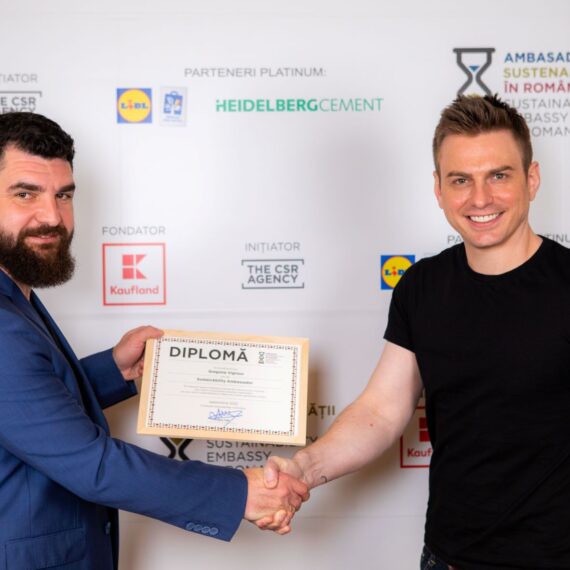 Grégoire Vigroux a primit titlul de Ambasador al Sustenabilității