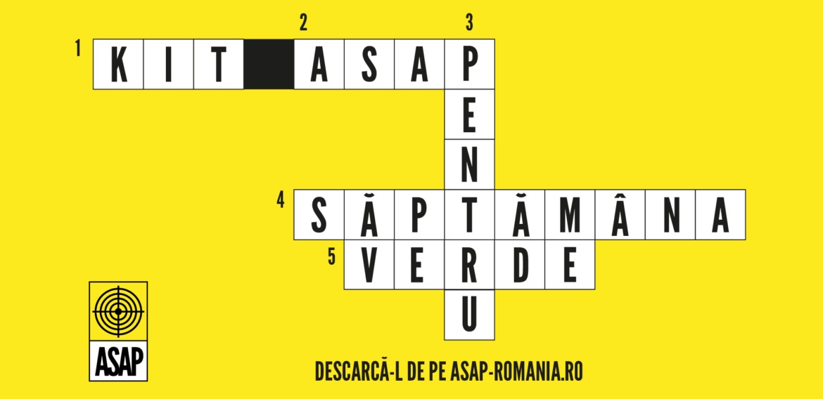 Peste 530,000 de elevi din întreaga țară își vor putea imagina Orașul Viitorului prin activitățile din Kit-ul pentru Săptămâna Verde realizat de ASAP România