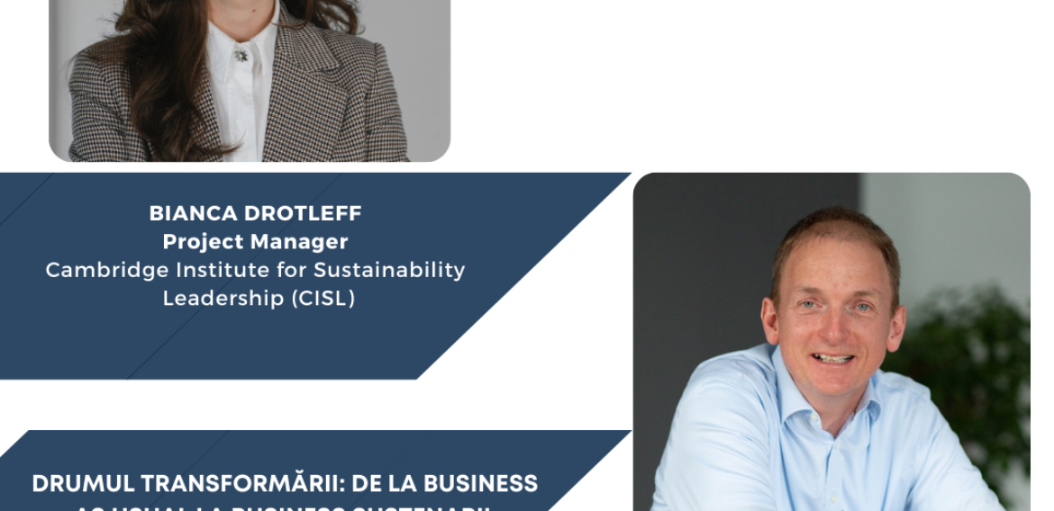 SustainAbility School #91 – Drumul transformării: de la business as usual la business sustenabil