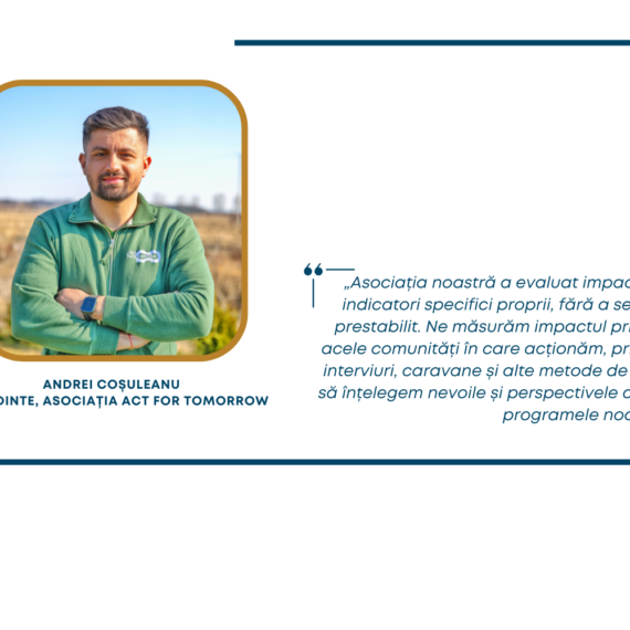 Andrei Coșuleanu, Președinte Asociația Act for Tomorrow
