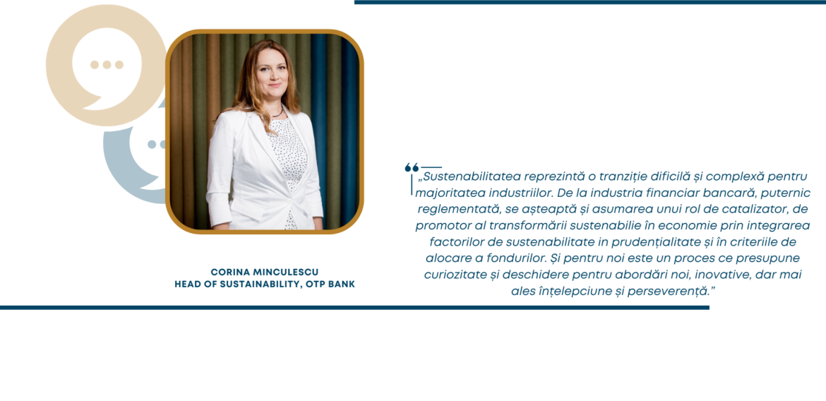 Corina Minculescu, Head Of Sustainability, OTP BANK