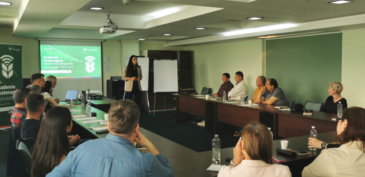 ProCredit Bank lansează Academia Sustenagora, un program de formare pentru agricultorii ce doresc să facă tranziția către agricultura sustenabilă