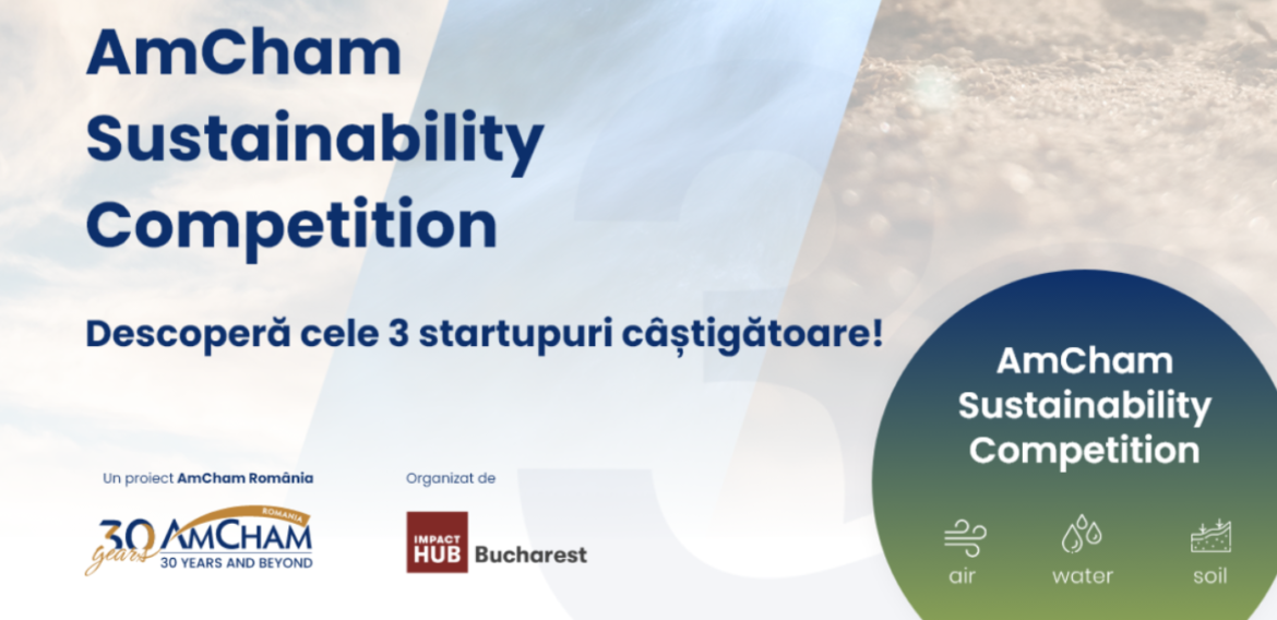 AmCham Sustainability Competition  a desemnat câte un câștigător pentru fiecare dintre provocările abordate de competiție.