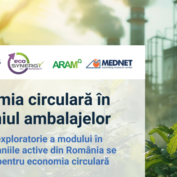 54,2% dintre companiile românești, chestionate, au o strategie de aplicare a principiilor  economiei circulare pentru propriile ambalaje puse pe piață