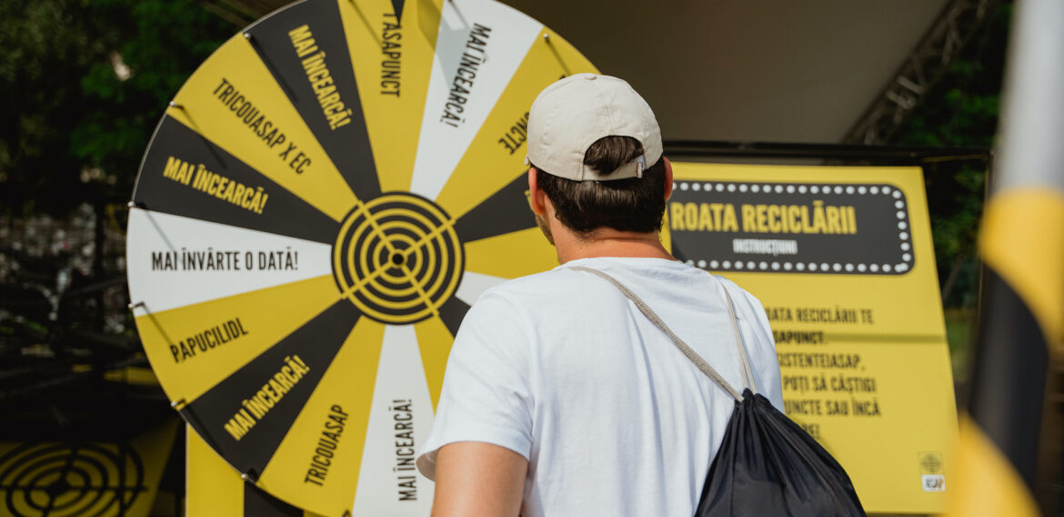 Jocuri despre reciclare și premii pentru participanții la festivalul Electric Castle pregătite de ASAP România în parteneriat cu Lidl România. Parcul eco de distracții, pentru al treilea an consecutiv, la Bonțida