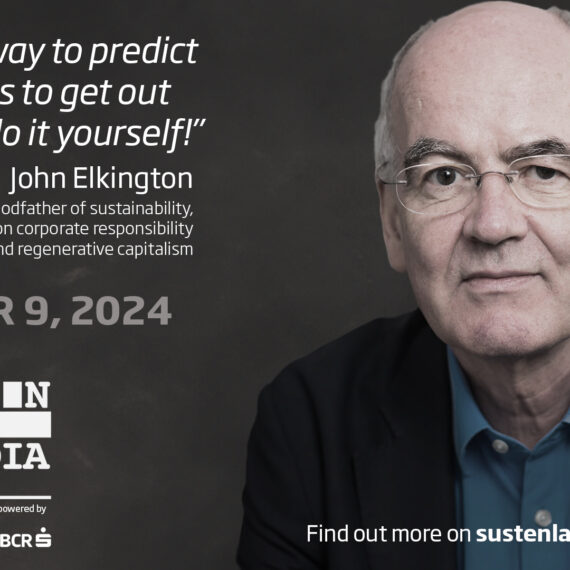 “The Godfather of Sustainability” vine la București, pe 9 octombrie!