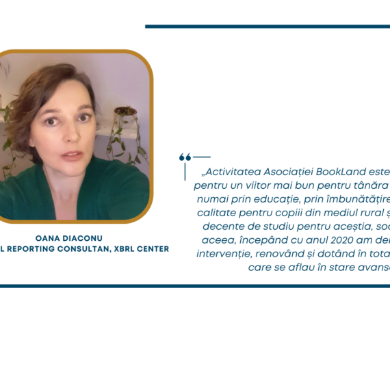 MIHAELA PETROVAN – Președinte & membru fondator, Asociația BookLand