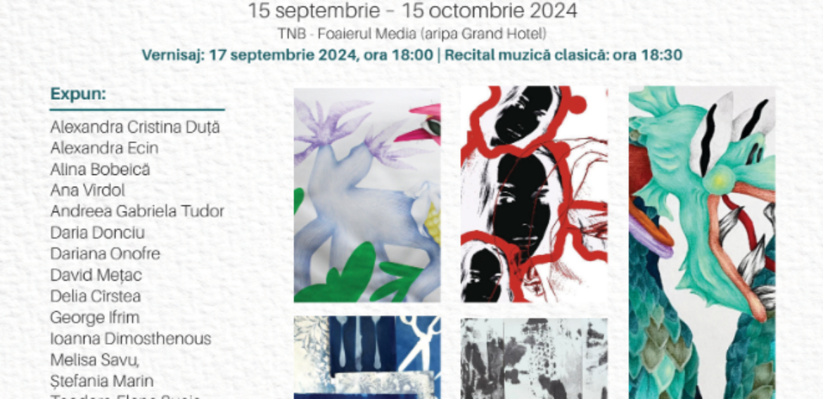 Expoziția Forma Gândului la TNB, o colecție de lucrări de artă vizuală realizată de bursieri talentați ai Fundației Regale Margareta a României