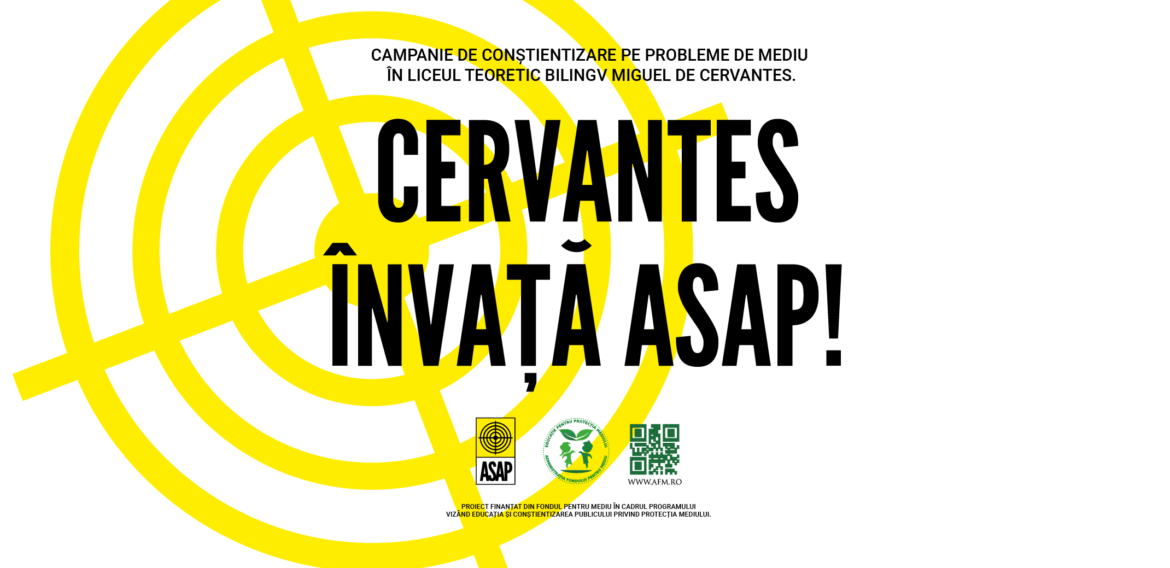 Liceul „Miguel de Cervantes” și ASAP își unesc forțele pentru un viitor mai verde