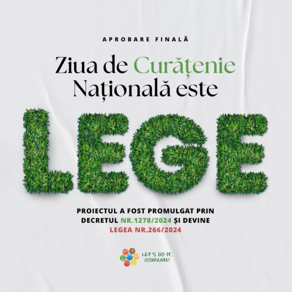 România adoptă oficial Ziua de Curățenie Națională   Un nou pas pentru un mediu mai curat și o societate responsabilă