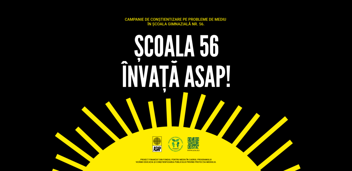 Școala Gimnazială nr. 56 devine un model de sustenabilitate, în parteneriat cu ASAP România