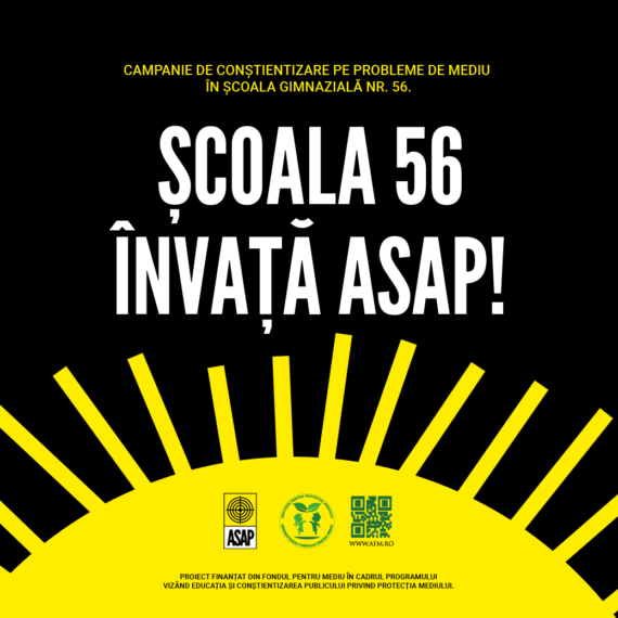 Școala Gimnazială nr. 56 devine un model de sustenabilitate, în parteneriat cu ASAP România