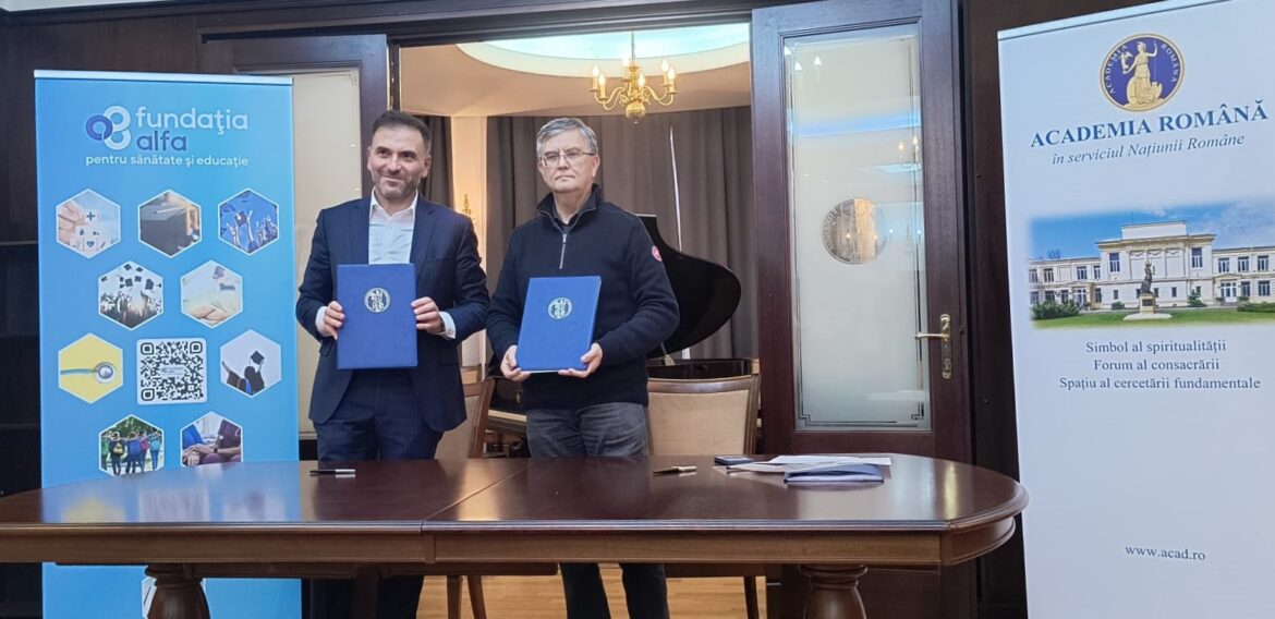 Academia Română și Fundația Alfa continuă parteneriatul pentru excelența în cercetare și lansează noi inițiative academice pentru recunoașterea performanței